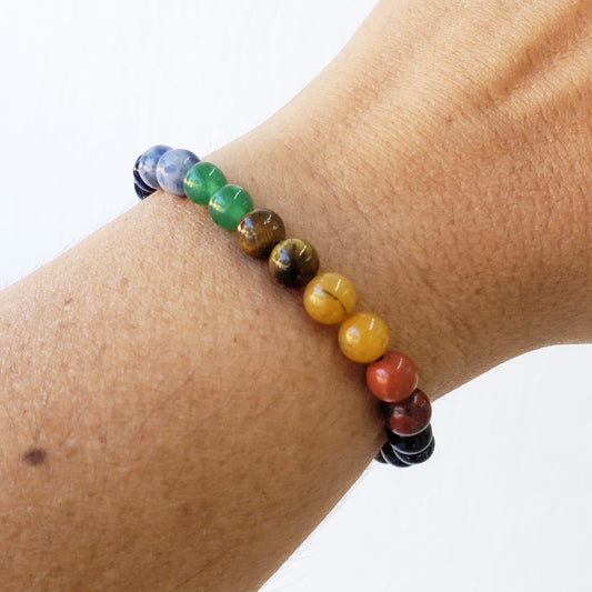 Pulsera 7 chakras piedras nat