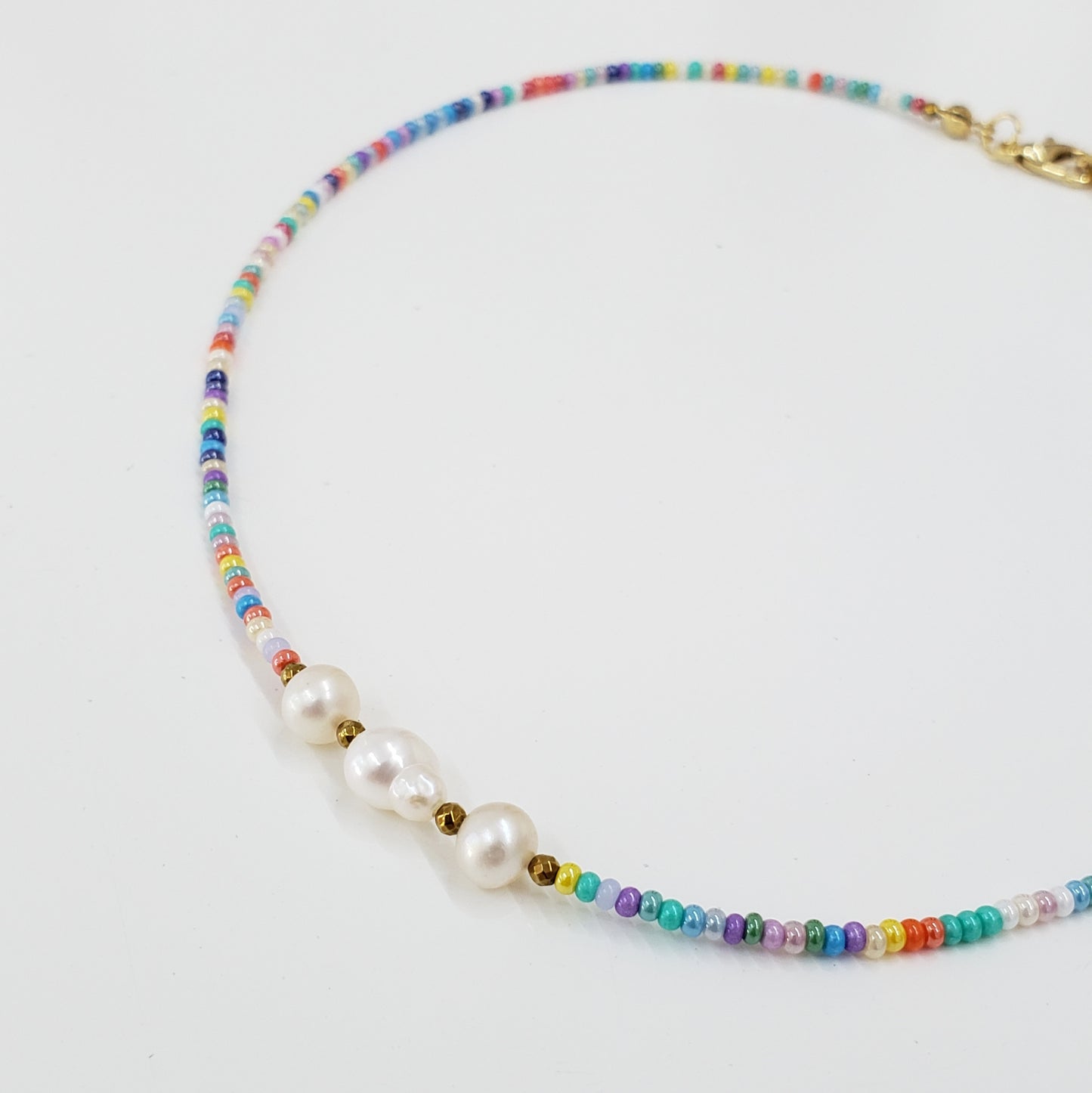 Choker colores 3 perlas