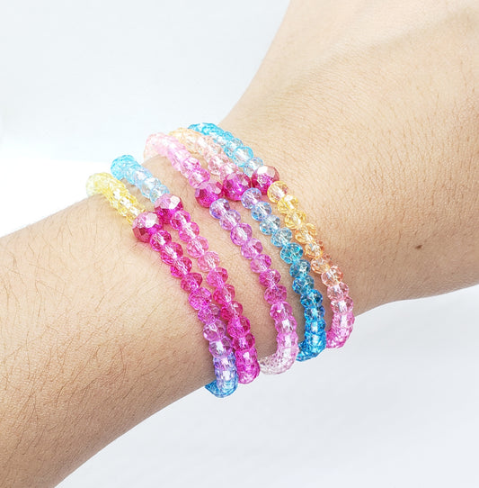 Pulsera Cristal Multicolor